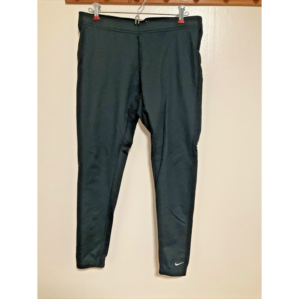 Women’s Nike Fit Dry L Black Thermal Leggings Performance Fleece Designer